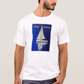 Sailing Happy Birthday T-Shirt