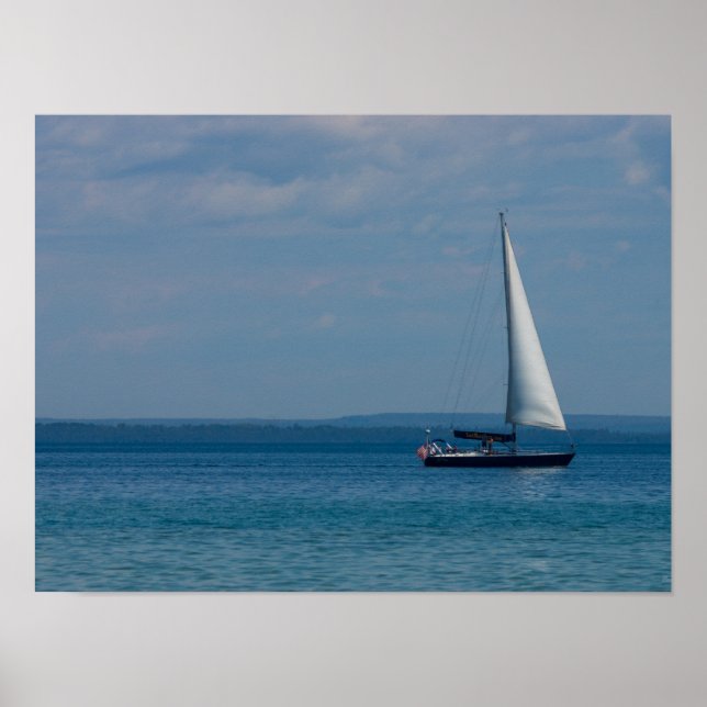 Sailing Mackinac Poster (Vorne)