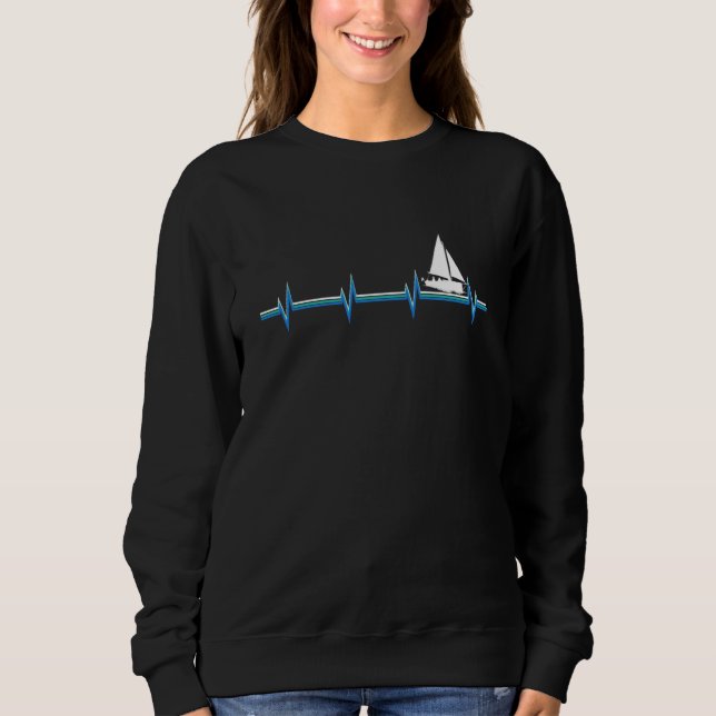 Sailing sailboat catamaran owner skipper sweatshirt (Vorderseite)