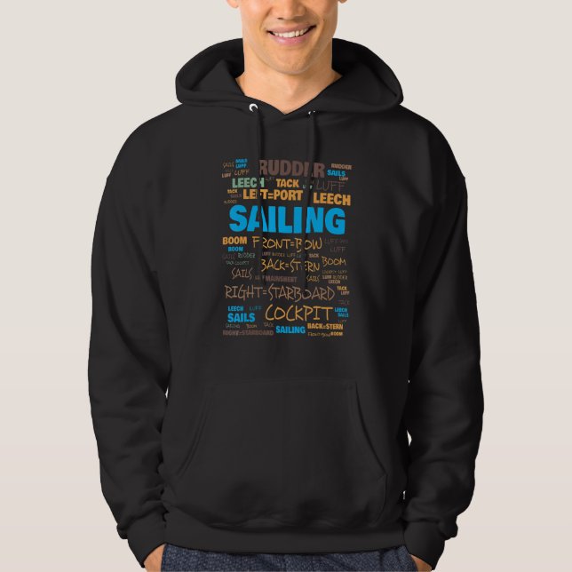 Sailing Terminology Commonly Used Terms Hoodie (Vorderseite)