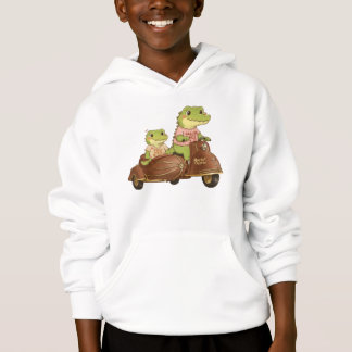 Sailor Ace und First Mate Gator Duo - Retro Abente Hoodie