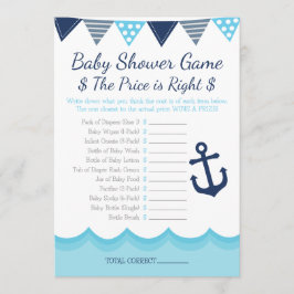 Sailor Baby Dusche - Der Preis ist das richtige Sp Programm