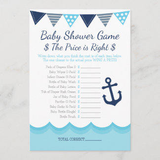 Sailor Baby Shower - Der Preis ist das richtige Sp Programm
