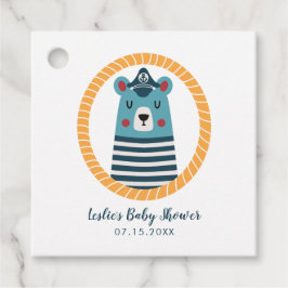 Sailor Bear Baby Dusche Geschenkanhänger