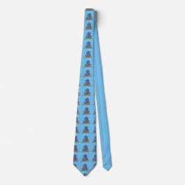 Sailor! Blue Sailing Ship Necktie Krawatte