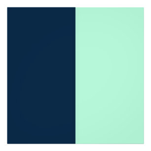 Sailor Blue und Minze Fotodruck