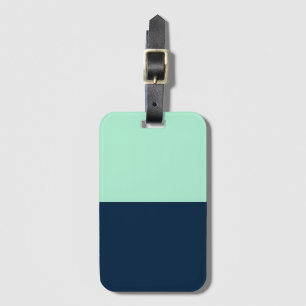 Sailor Blue und Minze Gepäckanhänger