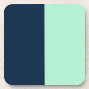Sailor Blue und Minze Getränkeuntersetzer