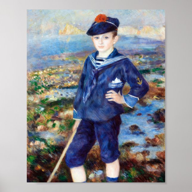 Sailor Boy von Pierre-Auguste Renoir Poster (Vorne)