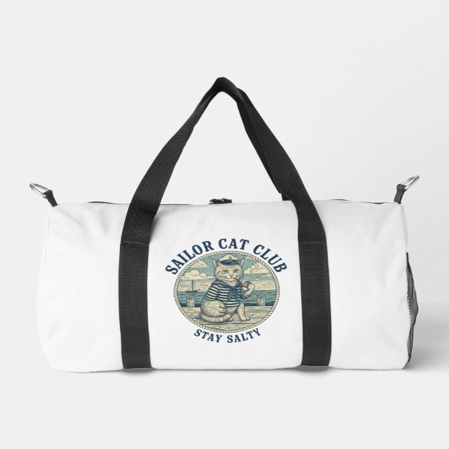 Sailor Cat Club Duffle Bag (Vorderseite)