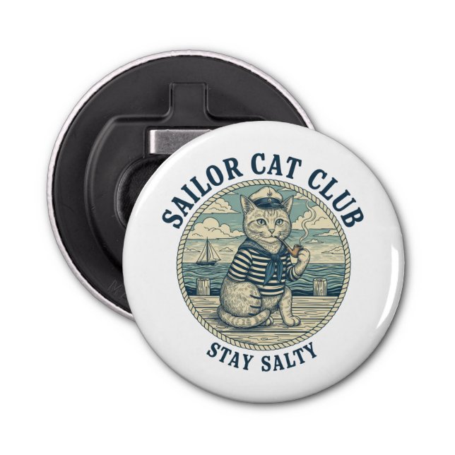 Sailor Cat Club Flaschenöffner (Vorderseite)