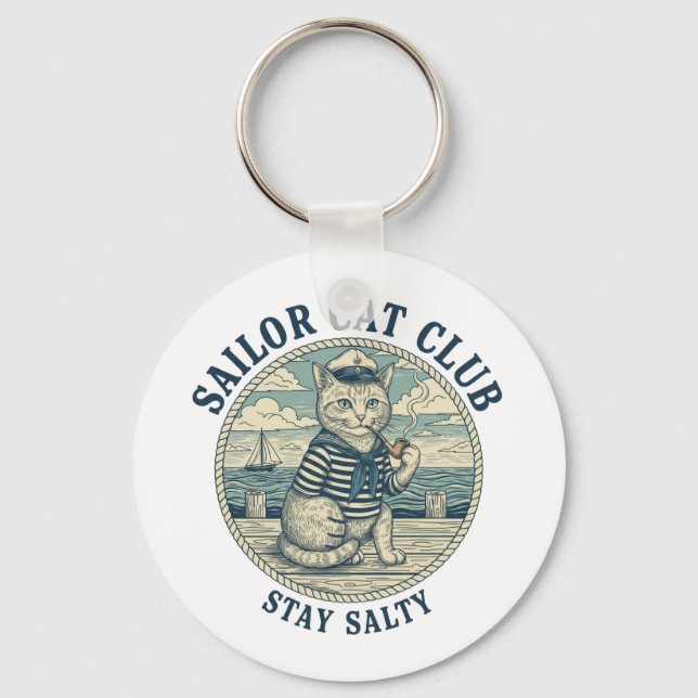 Sailor Cat Club Schlüsselanhänger (Vorderseite)
