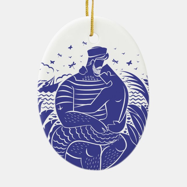 Sailor Daddy O Keramik Ornament (Hinten)