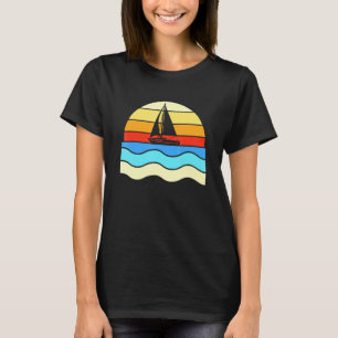 Sailor Fisherman Fishing Retro Style Sail T-Shirt
