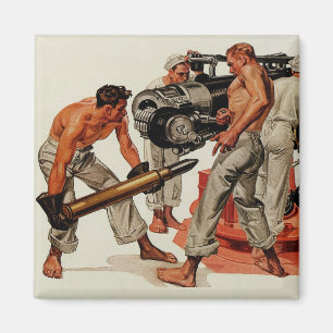 Sailor Hunks Laden der Big Gun Magnet