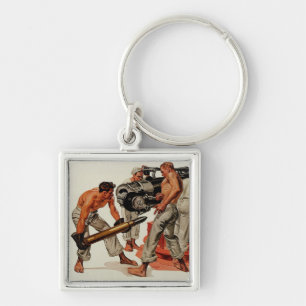 Sailor Hunks Laden der Big Gun Schlüsselanhänger