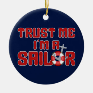 SAILOR-Ornament Keramikornament