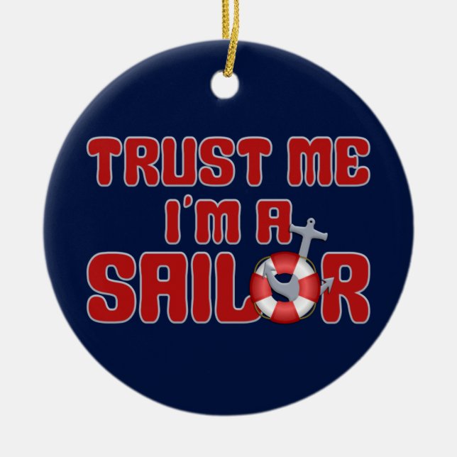 SAILOR-Ornament Keramikornament (Vorne)
