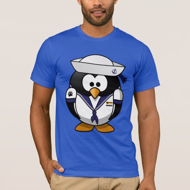 Sailor Pinguin mit Gay Bär Stolz Motiven - Shirt (Vorderseite)