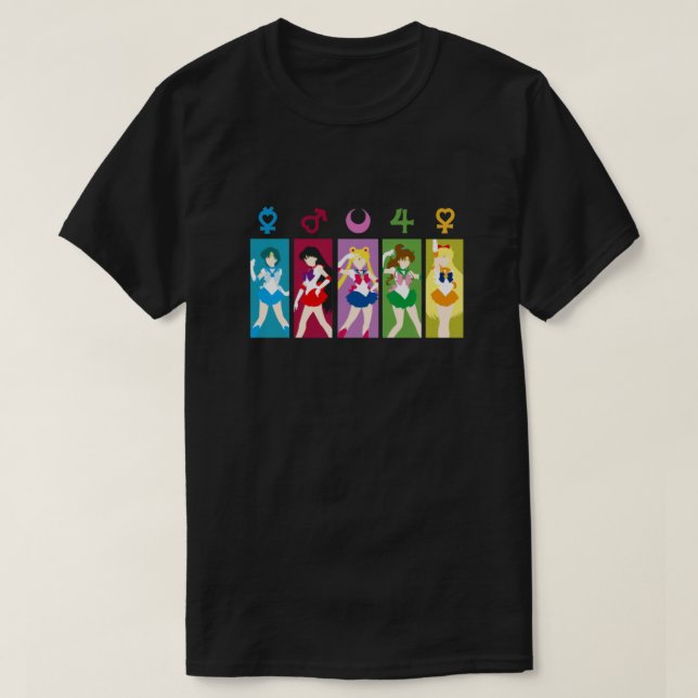 Sailor Senshi Classic T-Shirt (Design vorne)