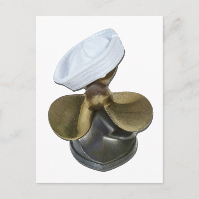 SailorHatPropeller081212.png Postkarte (Vorderseite)