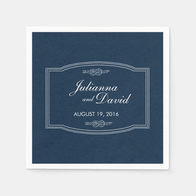 Sailor's Knot Cocktail Napkins Serviette (Vorderseite)