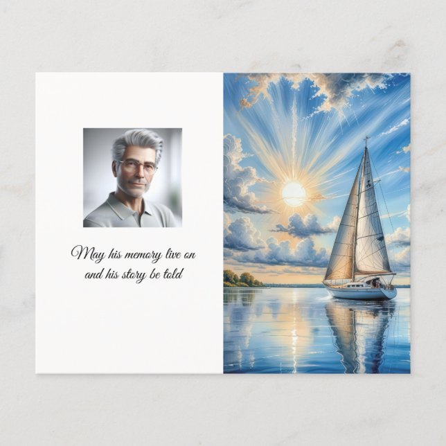 Sailor's Tribute Funeral Flyer (Vorne)