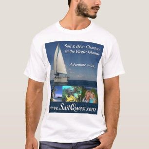 SailQwest Abenteuer-Vorderer Entwurf T-Shirt