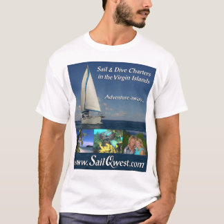SailQwest Abenteuer-Vorderer Entwurf T-Shirt