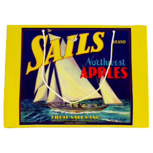 Sails im Nordwesten von Äpfeln der 1930er Jahre kr Große Geschenktüte