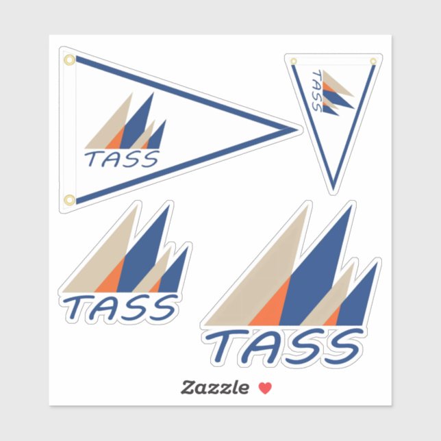 SailTASS Custom-Cut Vinyl Sticker (Blatt)