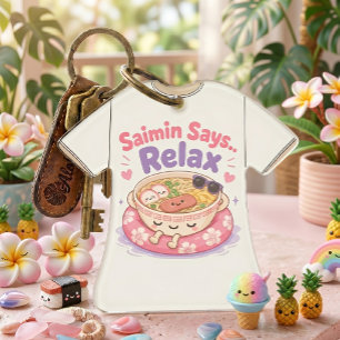 Saimin sagt entspannen Kawaii-Acryl-Ornament Ornament