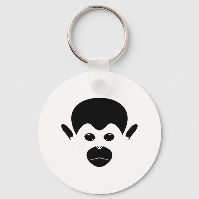Saimiri Monkey Schlüsselanhänger (Vorderseite)