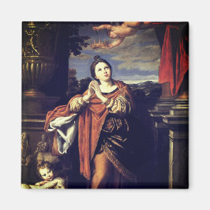 Saint Agnes von Domenichino (c. 1620) Magnet