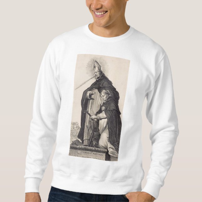 Saint Albert der Große und Heilige Thomas Aquinas Sweatshirt (Vorderseite)