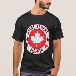 Saint Albert, Kanada Stadt T-Shirt | Reise & Zuhau
