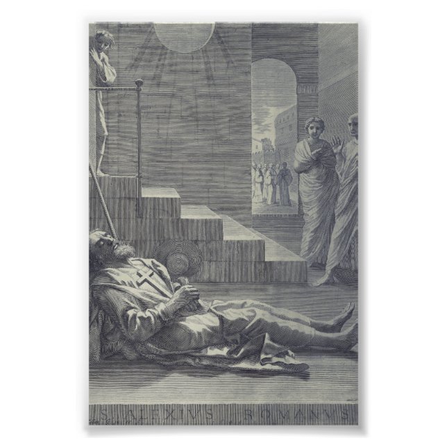Saint Alexius von Rom Fotodruck (Vorne)