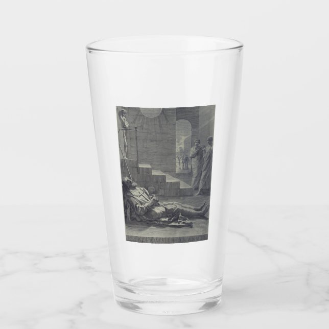 Saint Alexius von Rom Glas (Vorderseite)