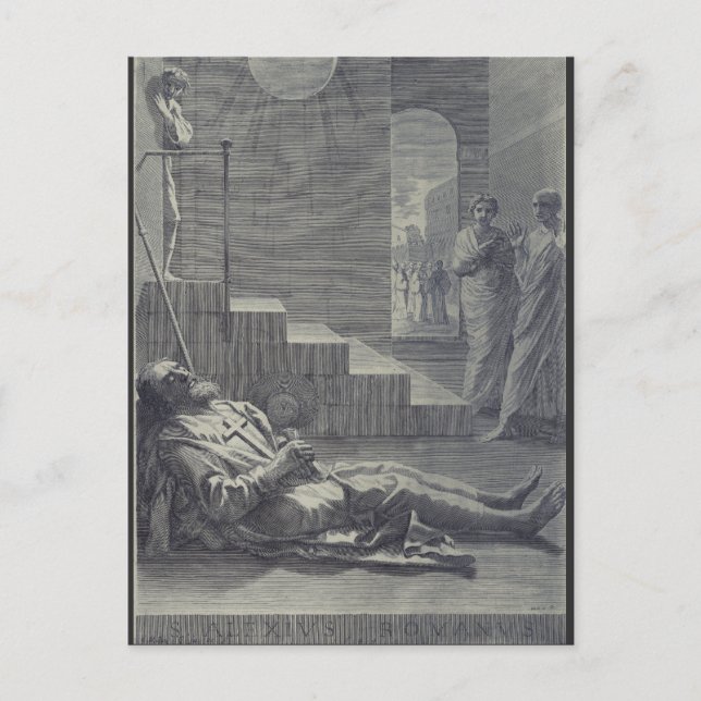 Saint Alexius von Rom Postkarte (Vorderseite)