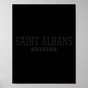 Saint Alns High School Eishockey Poster