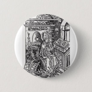 Saint Ambrose von Mailand Button