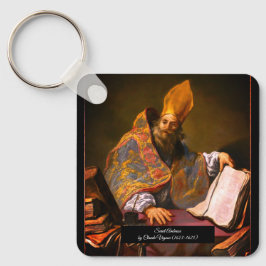 Saint Ambrose von Mailand Schlüsselanhänger