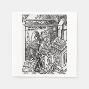 Saint Ambrose von Mailand Serviette