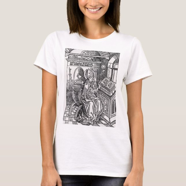 Saint Ambrose von Mailand T-Shirt (Vorderseite)