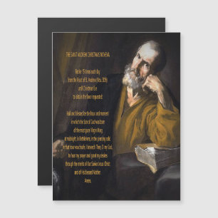 Saint Andrew Christmas Novena Magnetkarte