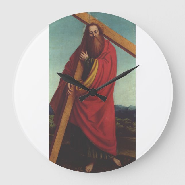 Saint Andrew der Apostel Martyr Große Wanduhr (Vorderseite)