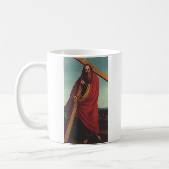 Saint Andrew der Apostel Martyr Kaffeetasse (Links)
