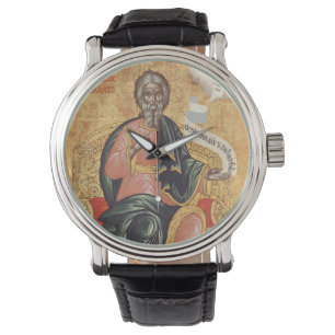 Saint Andrew der Apostel Orthodox Ikone Armbanduhr