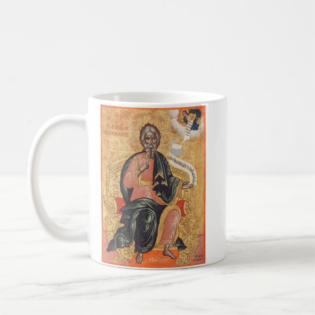 Saint Andrew der Apostel Orthodox Ikone Kaffeetasse (Links)