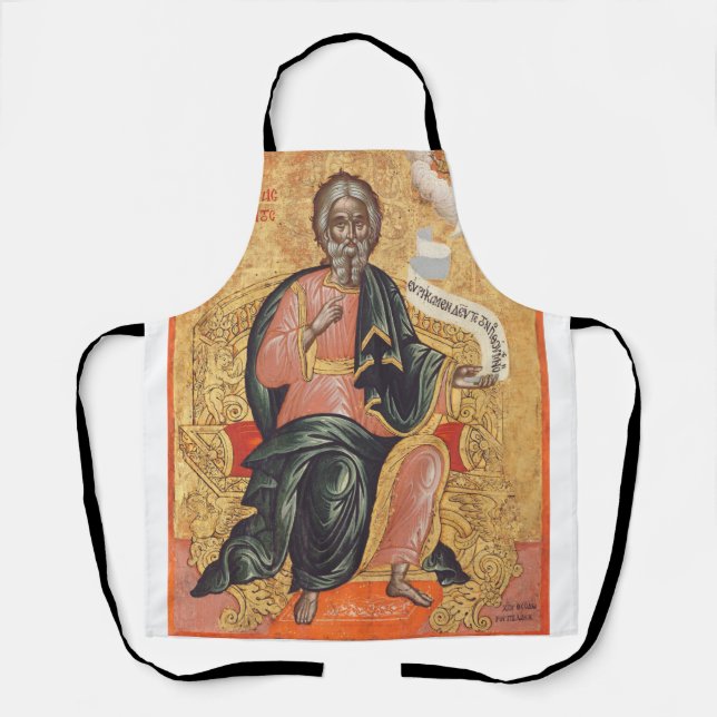 Saint Andrew der Apostel Orthodox Ikone Schürze (Vorderseite)